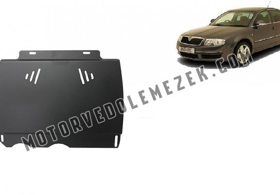 Acél kapcsolószekrény védőlemez Skoda Superb - manuelle