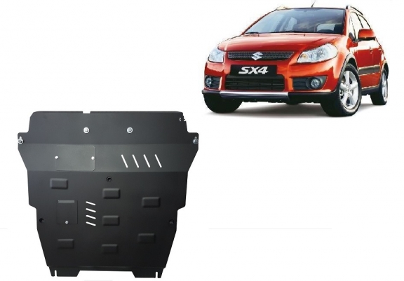 Acél motor, kapcsolószekrény védőlemez Suzuki SX 4