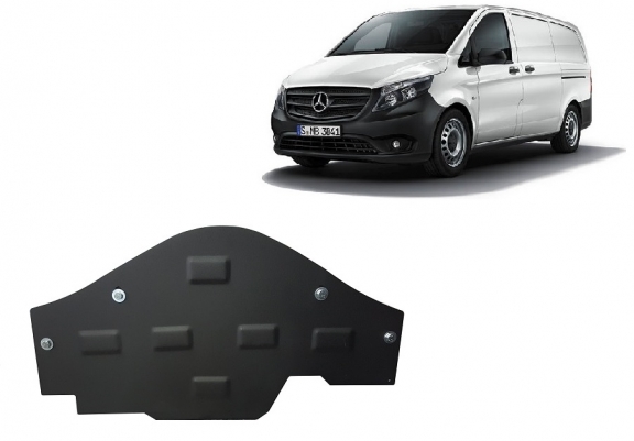 Acél EGR, STOP&GO rendszer védőlemez Mercedes Vito W447 4x2, 1.6 D
