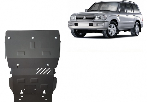 Acél motor, hűtő védőlemez Toyota Land Cruiser J100