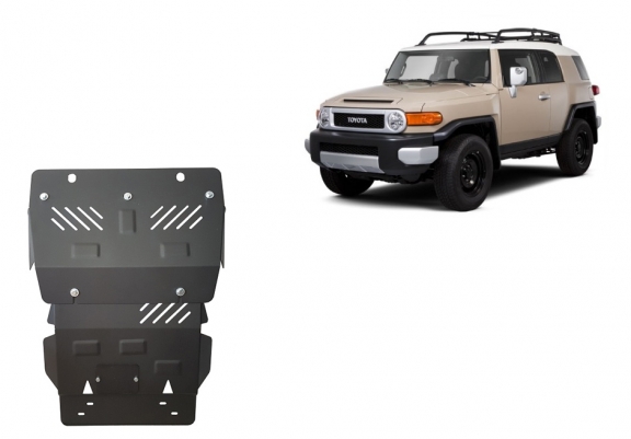 Acél motor, hűtő védőlemez Toyota Fj Cruiser