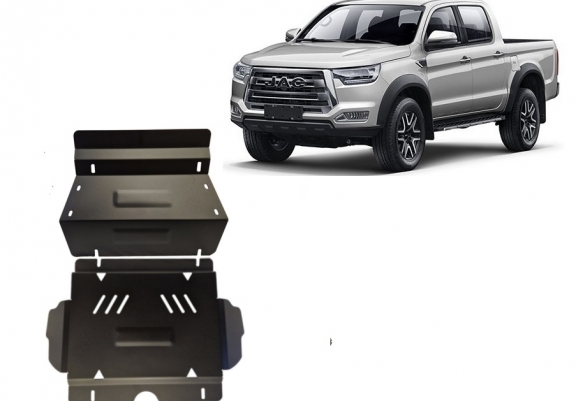 Acél motor, hűtő védőlemez Jac T8