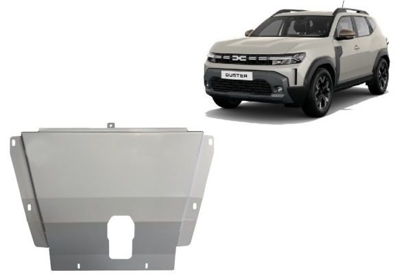 Alumínium motor, sebességváltó, hűtő, első lökhárító védőlemez Dacia Duster - 4x2 +4x4