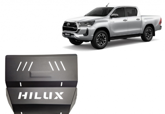 Acél hűtő védőlemez Toyota Hilux Invincible