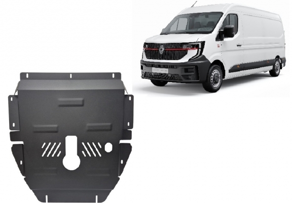 Acél motor, sebességváltó, hűtő, első lökhárító védőlemez Renault Master