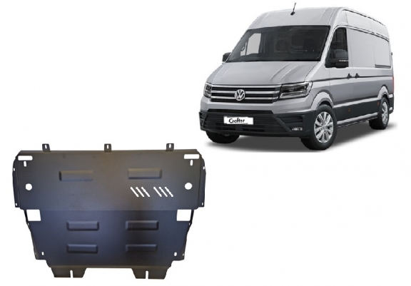 Acél motor, kapcsolószekrény, hűtő védőlemez Vw Crafter