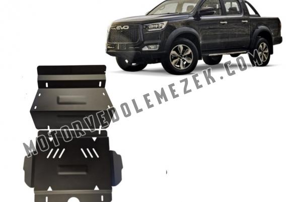 Steel skid plate for Evo Cross 4