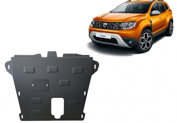 Acél motor, kapcsolószekrény védőlemez Dacia Duster