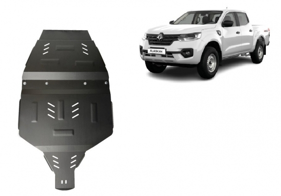 Acél kapcsolószekrény védőlemez Renault Alaskan