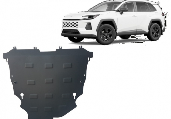 Acél motor, sebességváltó, hűtő, első lökhárító védőlemez Toyota Rav4