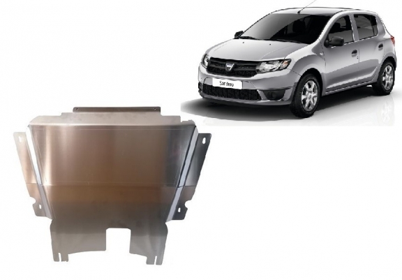 Alumínium motor, kapcsolószekrény védőlemez DACIA SANDERO 2