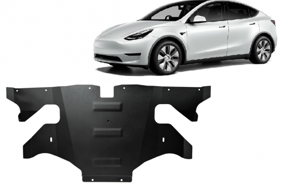 hátsó villanymotor pajzs Tesla Model Y AWD