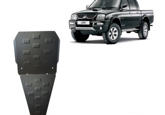 Acél kapcsolószekrény, differenciálmű védőlemez Mitsubishi L 200
