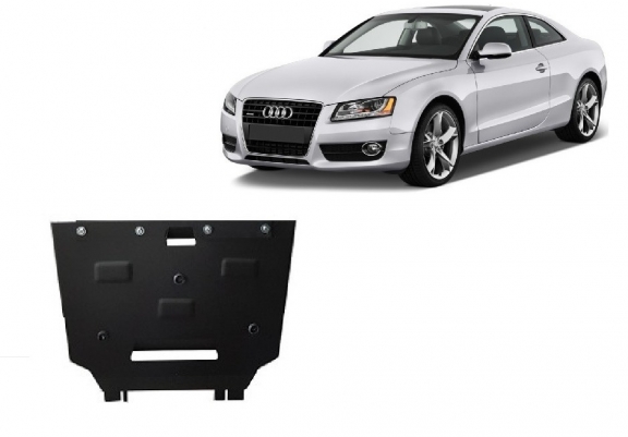 Acél kapcsolószekrény védőlemez Audi A5