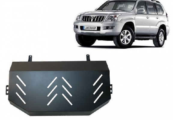 Acél üzemanyagtartály védőlemez Toyota Land Cruiser J120 - 3 ajtos modellekre