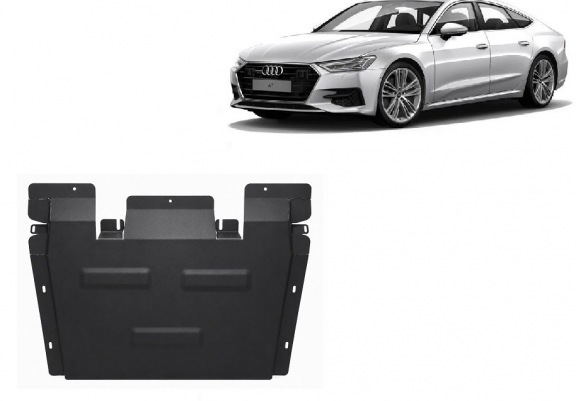 Acél kapcsolószekrény védőlemez Audi A7