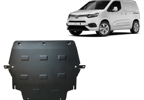 Acél motor, kapcsolószekrény, hűtő védőlemez Toyota Proace