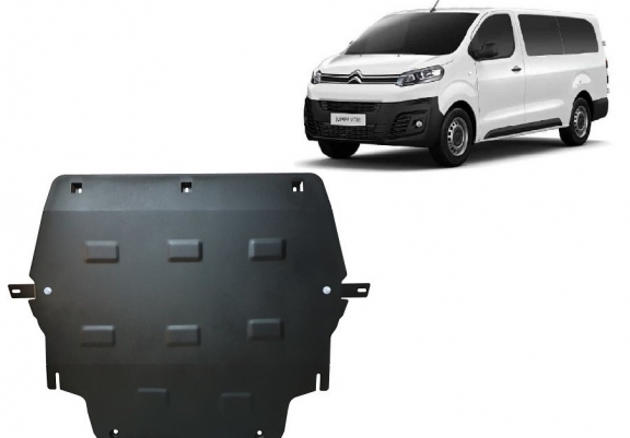 Acél motor, kapcsolószekrény, hűtő védőlemez Citroen Jumpy