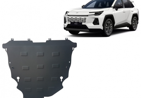 Acél motor, sebességváltó, hűtő, első lökhárító védőlemez Toyota Rav4