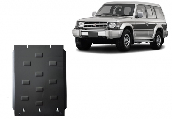 Acél kapcsolószekrény védőlemez Mitsubishi Pajero 2