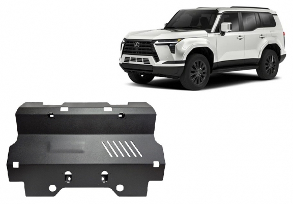 Acél hűtő védőlemez Lexus GX