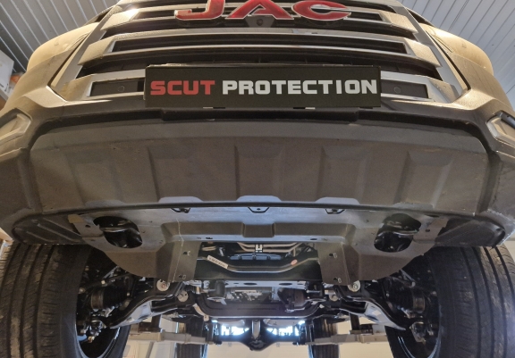 Acél motor, hűtő védőlemez Jac T8