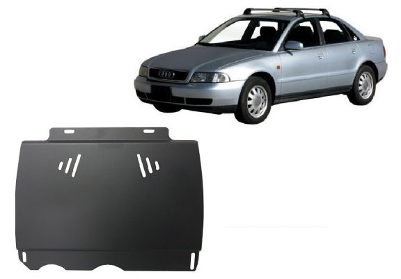 Acél kapcsolószekrény védőlemez Audi A4 B5 - Kézi váltós