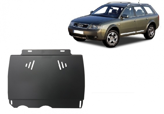 Acél kapcsolószekrény védőlemez Audi Allroad - Kézi váltós