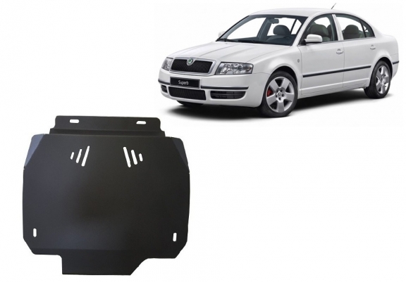 Acél kapcsolószekrény védőlemez Skoda Superb -