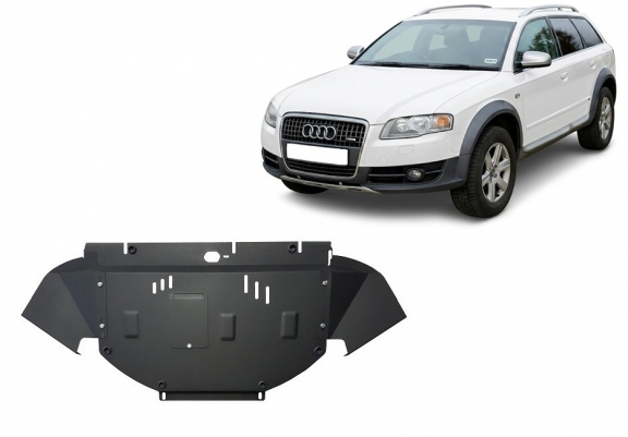 Acél motor, hűtő védőlemez Audi A4 B7 All Road