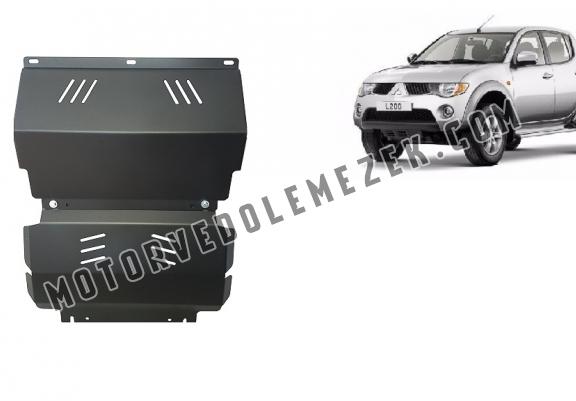 Acél motor, hütő védőlemez Mitsubishi L 200