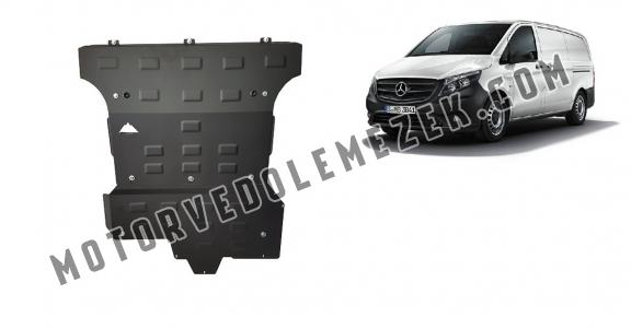Acél motor, kapcsolószekrény védőlemez  Mercedes Viano W447