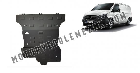 Acél motor, kapcsolószekrény védőlemez  Mercedes V-Class W447 2.2 D, 4x4