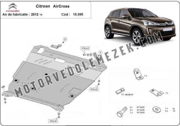 Steel skid plate for Citroen Aircross