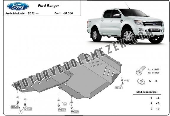 Acél motorvédőlemez Ford Ranger