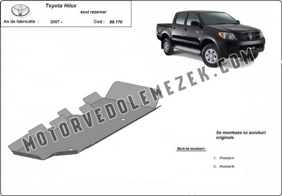 Acél üzemanzagtartály védőlemez Toyota Hilux