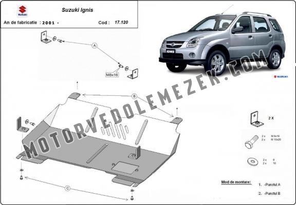 Motor, karter- védő acéllemez Suzuki Ignis