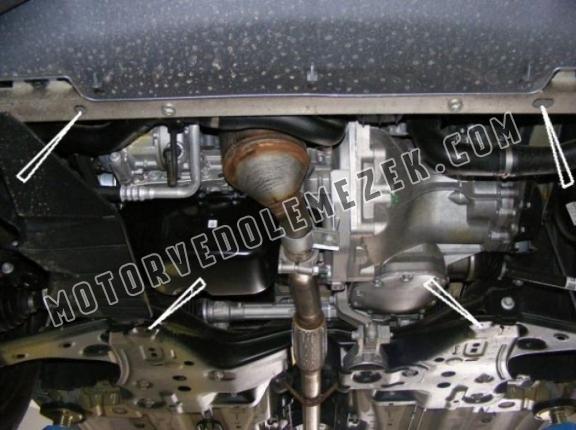Acél motor, kapcsolószekrény, hütő védőlemez Opel Corsa D