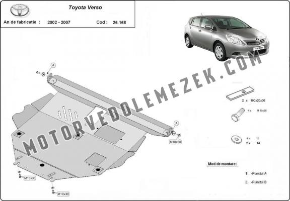 Motor, karter- védő acéllemez Toyota Corolla Verso