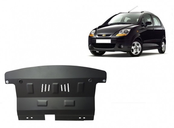 Acél motor, kapcsolószekrény, hűtő védőlemez Chevrolet Spark