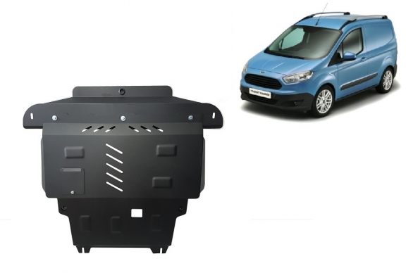 Acél motor, kapcsolószekrény védőlemez Ford Transit Courier