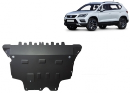 Acél motor, sebességváltó, hűtő, első lökhárító védőlemez Seat Ateca