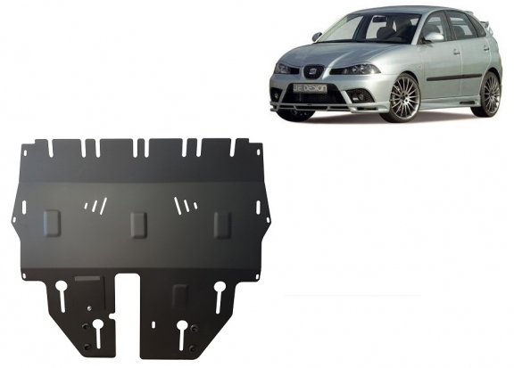 Acél motor, sebességváltó, hűtő, első lökhárító védőlemez Seat Ibiza