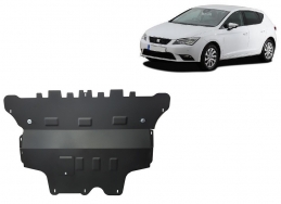 Acél motor, kapcsolószekrény védőlemez Seat Leon