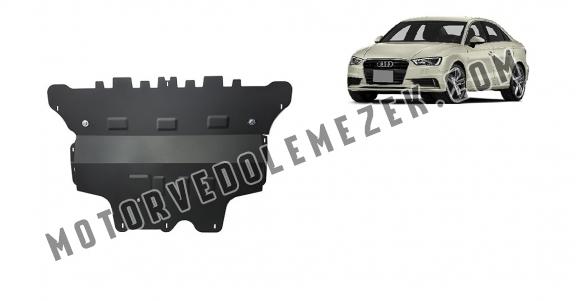 Acél motor, sebbeségváltó, hütő, első lökhárító védőlemez Audi A3 (8V)