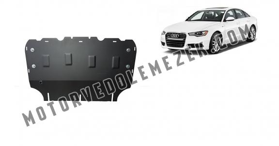 Acél motor, hütő védőlemez Audi A6