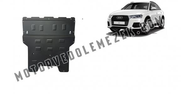 Acél motor, kapcsolószekrény, hűtő védőlemez Audi Q3