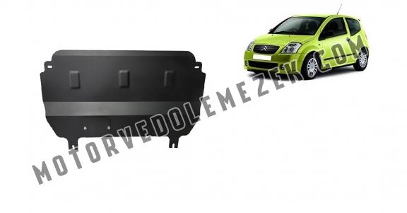Acél motor, kapcsolószekrény, hütő védőlemez Citroen C2