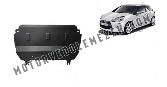 Acél motor, kapcsolószekrény védőlemez Citroen DS3