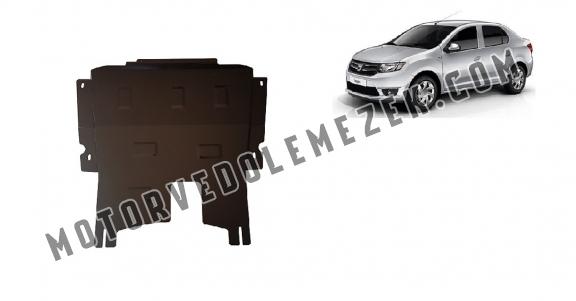 Acél motor, kapcsolószekrény védőlemez Dacia Logan 2